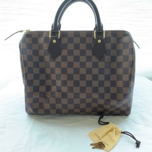 Louis Vuitton Speedy 30 Damier Ebene